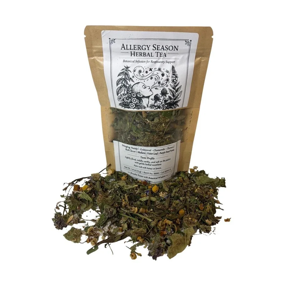 Allergy Season Herbal Tea | Nettle, Chamomile, Goldenrod Botanical